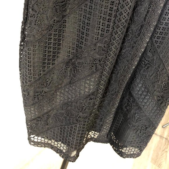 GUESS Black Textured Stretch Cocktail Dress - Picture 8 of 12